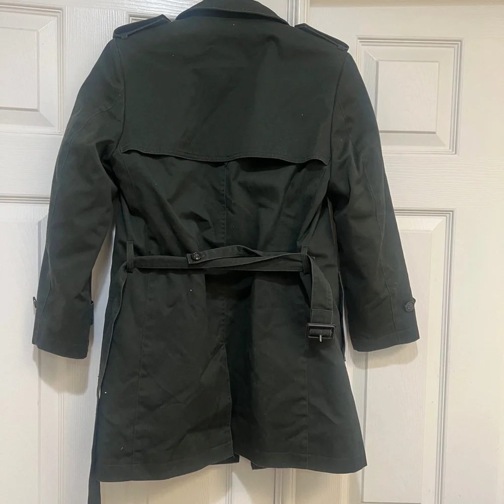 LAUREN Ralph Lauren Big Boy's 10 R Trench Removable Liner Coat -‎ Dark Olive